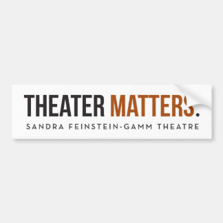 Para Coche Teatro de Gamm - materias del teatro - pegatina