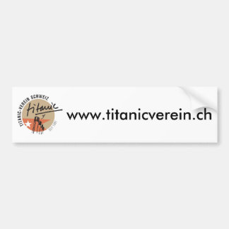 Para Coche Titanic asociación Suiza pegatina de