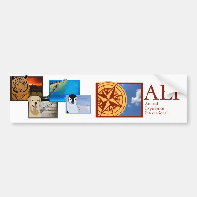 Para Coche Todo el pegatina de los animales (Frente)