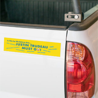 Para Coche Trudeau debe irse pegatina de parachoques