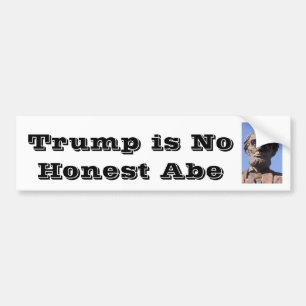 Para Coche Trump no es una pegatina de parachoques honesta de
