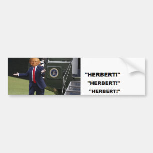 Para Coche TRUMP se transforma en la pegatina del parachoques