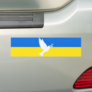 Para Coche Ucrania Bandera Pegatina de la paz - Libertad