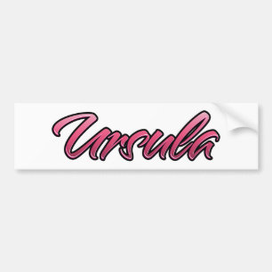 Para Coche Ursula Pegatina de Aufkleber rosa descolorido