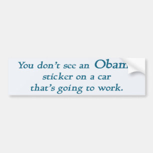 Para Coche Usted no ve a un pegatina de Obama….