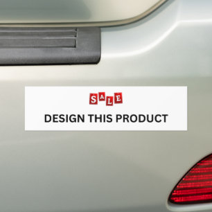 Para Coche VENTA! Pegatina del parachoques - Personalizado