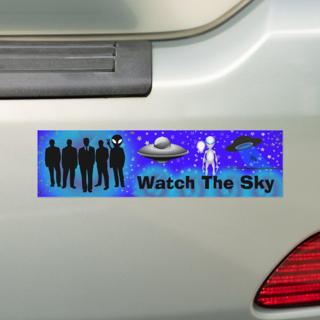 Para Coche Ver la pegatina del parachoques del cielo (en coche)