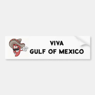 Para Coche Viva la pegatina anti-Trump en el Golfo de México