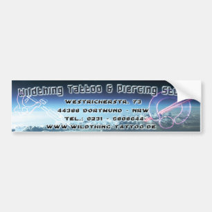 Para Coche Wildthing Tattoo Piercing pegatina &