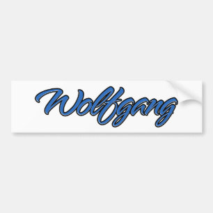 Para Coche Wolfgang Nombre azul Aufkleber Pegatina Autoaufkle