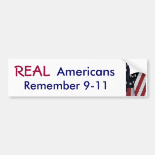 Para Coche XD- REAL, americanos, recuerde al pegatina 9-11