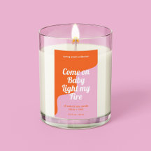 Encender mi etiqueta de producto moderna de fuego