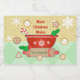Para Comida Etiqueta de alimentos del Personalizado de hornead