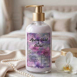 Para Comida Etiqueta de botella de cosméticos de flores rosas 
