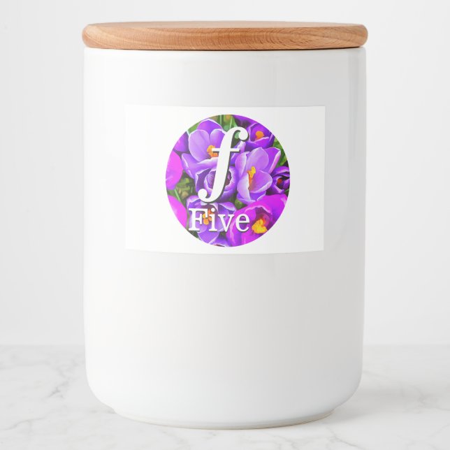 Para Comida Etiqueta de contenedor de alimentos de personaliza (Anverso)