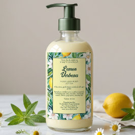 Para Comida Etiqueta de cosméticos impermeable de limones y fl