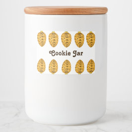 Para Comida Etiqueta de Jar de cookie