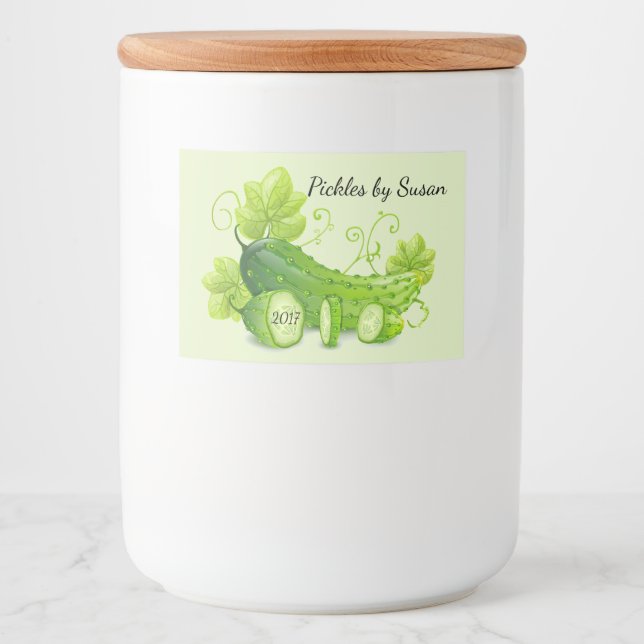 Para Comida Etiqueta de la aguja (Anverso)