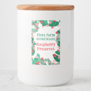 Para Comida Etiqueta de mermelada casera personalizada de fram