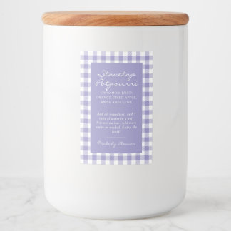 Para Comida Etiqueta de Olla de Mezcla de Aromas a Fuego Lento