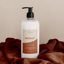 Etiqueta de producto con logotipo moderno