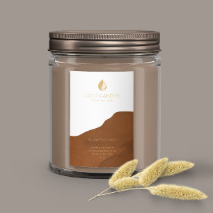 Para Comida Etiqueta de producto de velas de tierra