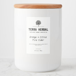 Para Comida Etiqueta de producto del mercado de los agricultor