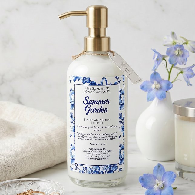 Para Comida Etiqueta del frasco de cosméticos impermeables flo (Subido por el creador)