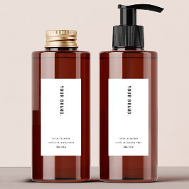 Para Comida Etiqueta impermeable de producto simple Minimalist