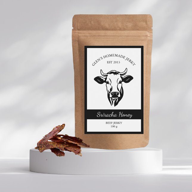 Para Comida Etiqueta Jerky Beef (Subido por el creador)