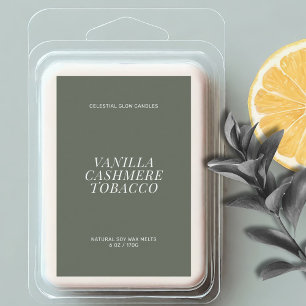 Para Comida Etiqueta mínima de fusión de cera moderna