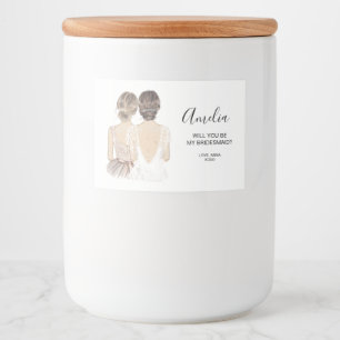 Para Comida Ilustrado será mi etiqueta de velas de dama de ho