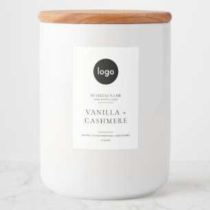 Para Comida Logotipo de Personalizado simple Etiqueta de velas