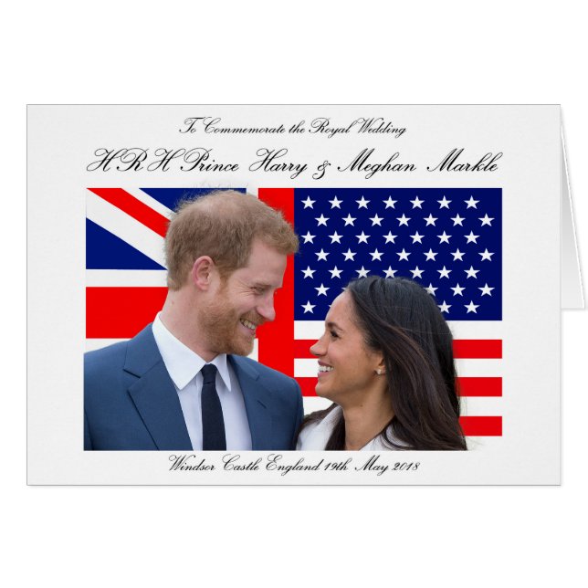 Para conmemorar al Boda real Harry y Meghan (Anverso (Horizontal))