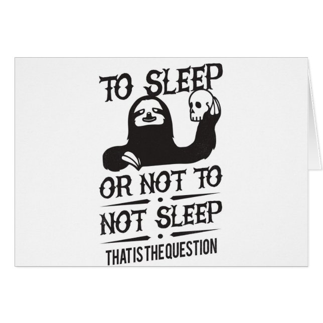 Para dormir o no dormir pereza (Anverso (Horizontal))