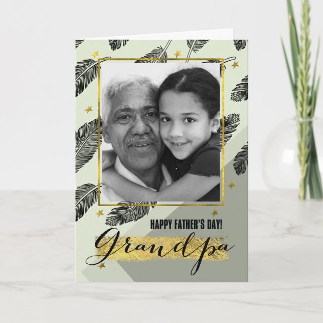 Para el abuelo en las tarjetas de fotos del Person (Anverso)