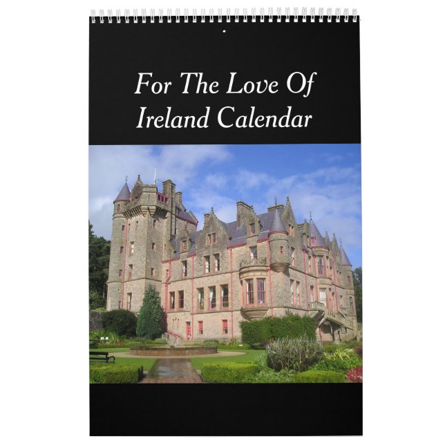 Para el amor del calendario de Irlanda (Tapa)
