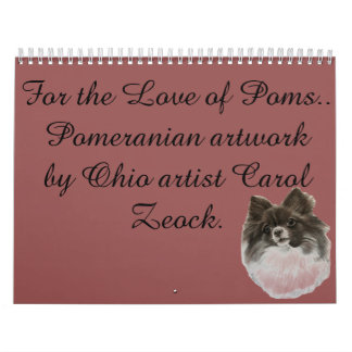 Para el amor del calendario de Poms por el