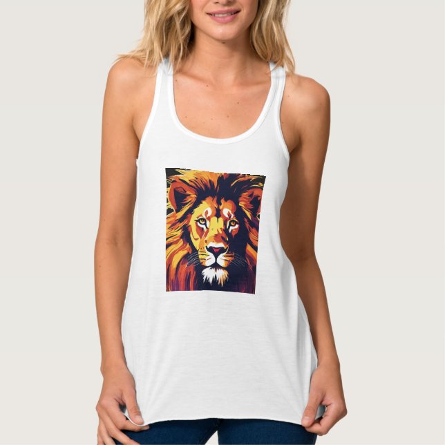 para el diseño de camisetas LION (Anverso)