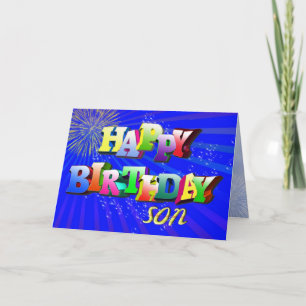 Para el hijo, letras y tarjeta de cumpleaños