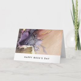 Para el mejor jefe de las tarjetas de felicitación