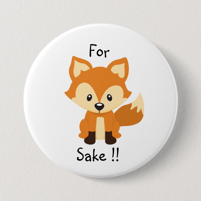 Para el perno del botón del motivo del zorro (Anverso)