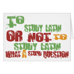 Para estudiar el latín