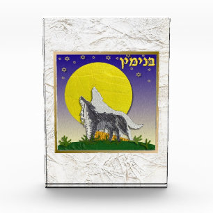 Para Fotos 12 Tribus de Israel Benjamin Art Bloque Acrílico