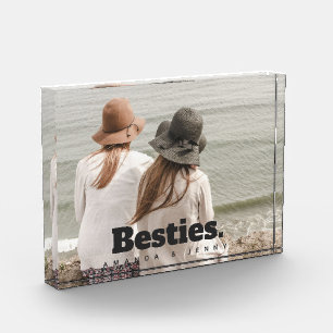 Para Fotos Besties, Nombres de Amistad y un Bloque de Fotogra