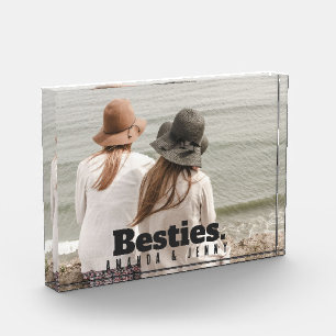 Para Fotos Besties, Nombres de Amistad y un Bloque de Fotogra