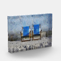 Bloque acrílico de tumbonas