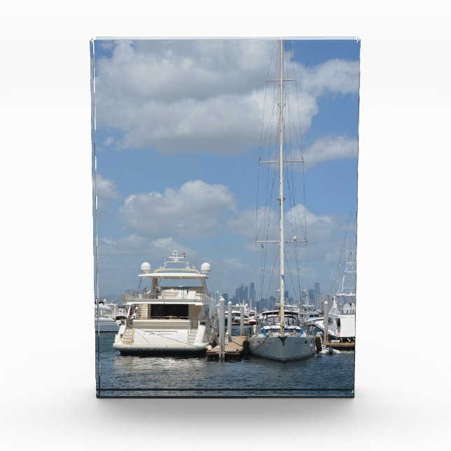 Para Fotos Bloque de acrílico de los barcos 5x7 (Anverso)