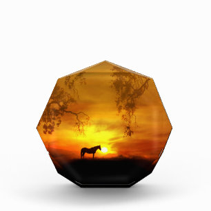 Para Fotos Bloque de decoración de Bella Artes de caballos s