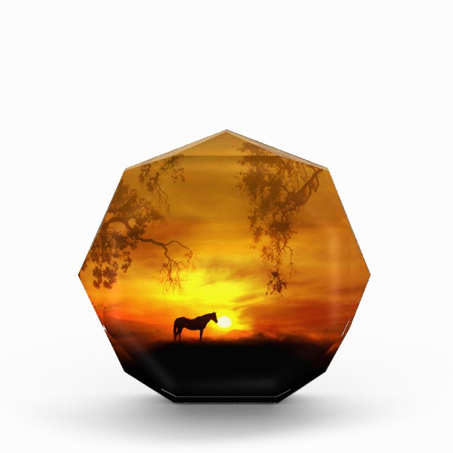 Para Fotos Bloque de decoración de Bella Artes de caballos su (Anverso)